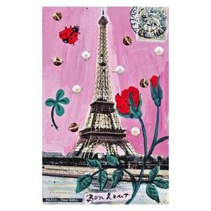 Plakát Mon Petit Art Paris en Rose, 85 x 58 cm