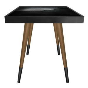 Příruční stolek Caresso Perforated Metal Square, 45 x 45 cm