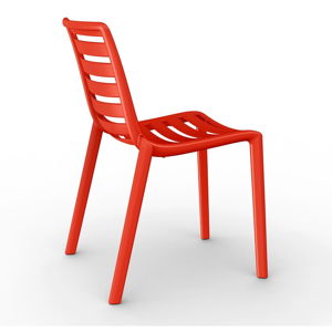 Sada 2 červených zahradních židlí Resol Slatkat