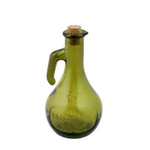 Zelená láhev na olej z recyklovaného skla Ego Dekor Olive, 500 ml