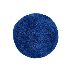 Tmavě modrý ručně vyráběný koberec Obsession My Touch Me Azur, ⌀ 60 cm