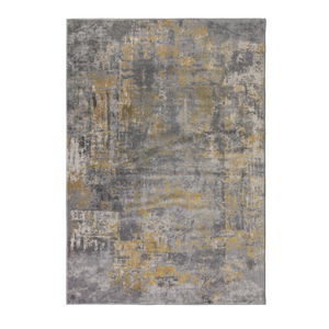Šedo-žlutý koberec Flair Rugs Wonderlust, 80 x 300 cm