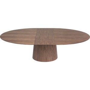 Hnědý rozkládací jídelní stůl Kare Design Benvenuto, 200 x 110 cm