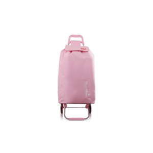 Světle růžová nákupní taška na kolečkách Bluestar Chariot, 104 l