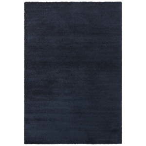 Tmavě modrý koberec Elle Decoration Glow Loos, 120 x 170 cm