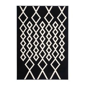 Černý koberec Kayoom Sentosa 522 Elfenbein, 120 x 170 cm