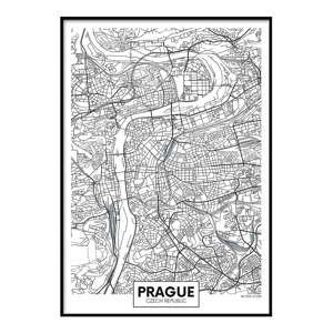 Plakát DecoKing Map Prague, 100 x 70 cm