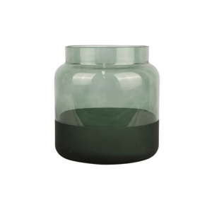 Zelená skleněná váza PT LIVING Majestic, ⌀ 15 cm