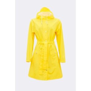 Žlutý dámský plášť s vysokou voděodolností Rains Curve Jacket, velikost L / XL