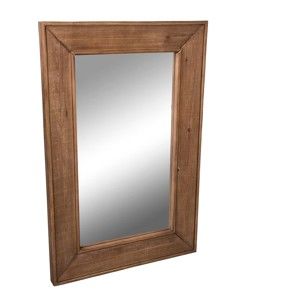 Zrcadlo s dřevěným rámem Antic Line Miroir, 97,5 x 65 cm
