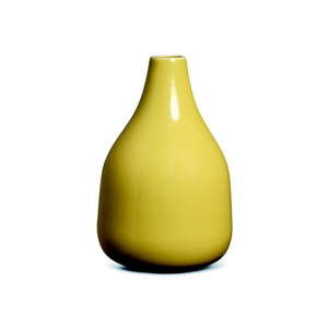 Žlutá kameninová váza Kähler Design Botanica, výška 50 cm