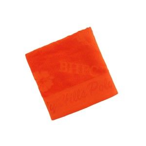 Oranžový bavlněný ručník BHPC Velvet, 50x100 cm