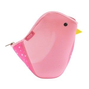 Růžová neoprenová taška ve tvaru ptáčka Kori Kumi