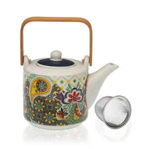 Porcelánový konvička na čaj se sítkem Versa Giardino