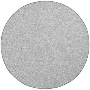 Kruhový koberec BT Carpet Wolly v šedé barvě, ⌀ 133 cm