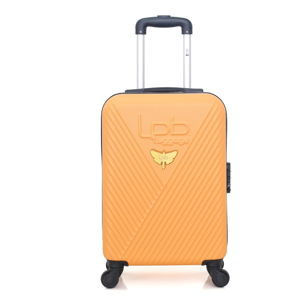 Oranžové zavazadlo na 4 kolečkách LPB Francis, 31 l