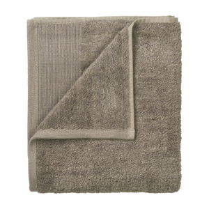 Sada 4 hnědých bavlněných ručníků Blomus, 30 x 30 cm