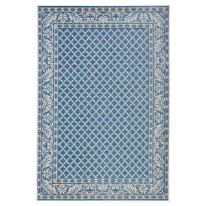 Modro-krémový venkovní koberec Bougari Royal, 115 x 165 cm