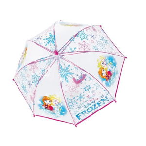 Dětský transparentní holový deštník Birdcage Frozen Anna & Elsa, ⌀ 66 cm