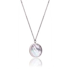 Dámský náhrdelník stříbrné barvy z nerezové oceli Emily Westwood Future
