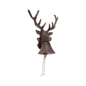 Litinový nástěnný zvonek ve tvaru jelena Esschert Design