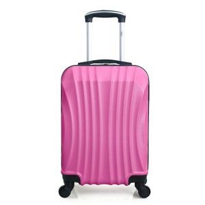 Jasně růžový cestovní kufr na kolečkách Hero Moscou-e, 30 l