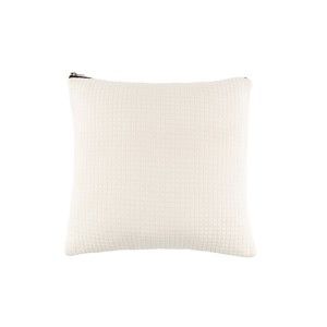 Bílý polštář White Label Elle, 45 x 45 cm