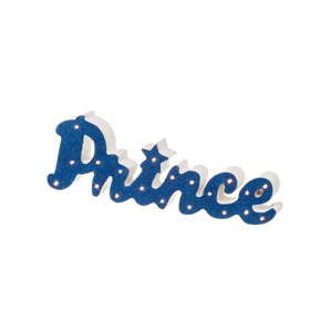 Modrý LED světelný nápis Unimasa Prince