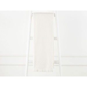 Krémově bílý bavlněný ručník Madame Coco Eleanor, 70 x 140 cm