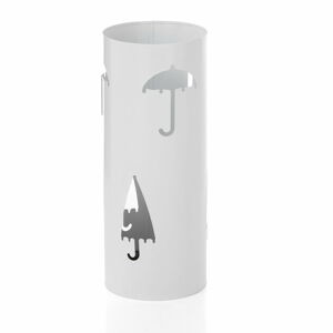 Bílý kovový stojan na deštníky Tomasucci Klara