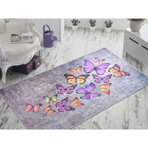 Odolný koberec Vitaus Butterfly Madness, 80 x 120 cm
