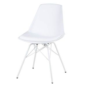Sada 4 bílých židlí sømcasa Tania