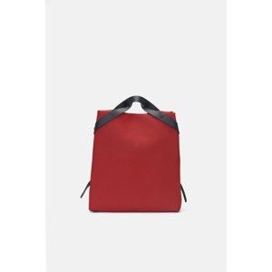 Tmavě červený batoh s vysokou voděodolností Rains Shift Bag