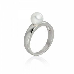 Perlový prsten Nova Pearls Copenhagen Jeanne White, vel. 58