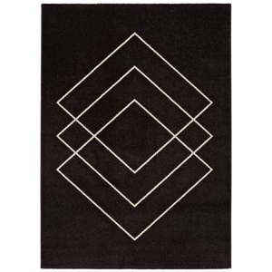 Černý koberec Universal Breda, 230 x 160 cm