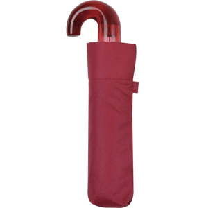Červený skládací deštník s UV ochranou Ambiance Semi, ⌀ 96 cm
