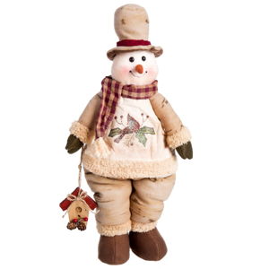 Stojací figurka sněhuláka Unimasa Snowman, výška 46 cm