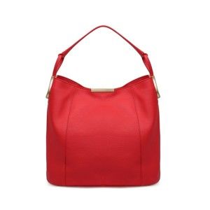 Červená kožená kabelka Laura Ashley Ryedale