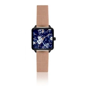 Dámské hodinky s páskem z nerezové oceli v růžovozlaté barvě Emily Westwood Yoko