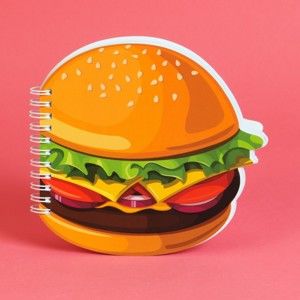 Zápisník ve tvaru cheeseburgeru Just 4 Kids Cheeseburger, 100 stránek