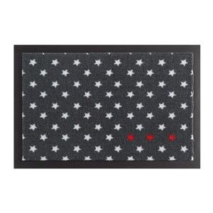 Šedá rohožka Hanse Home Star Printy, 40 x 60 cm