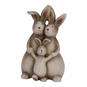 Keramická velikonoční dekorace Ego Dekor Bunny Family