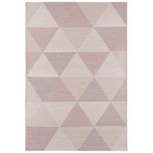Růžový koberec vhodný i na ven Elle Decor Secret Sevres, 140 x 200 cm