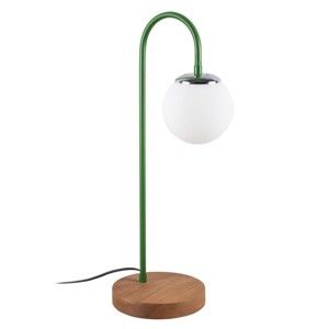 Stolní lampa s detailem v zelené barvě Lanty Table Lamp, výška 57 cm