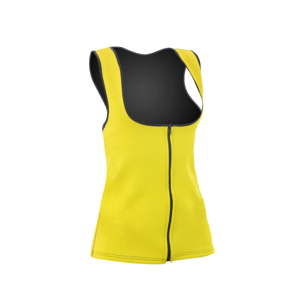Žlutá dámská vesta se saunovacím efektem InnovaGoods, vel. M