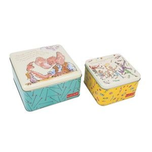 Sada 2 kovových krabiček Roald Dahl by Portico Designs