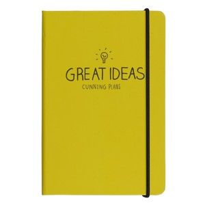 Notes A5 Happy Jackson Great Ideas Yellow