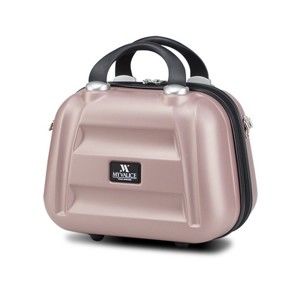 Růžový dámský příruční cestovní kufřík My Valice SMART BAG LASSO Make Up & Hand Suitcase