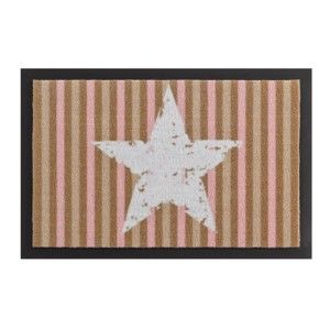 Rohožka Hanse Home Star Stripes Beige, 40 x 60 cm