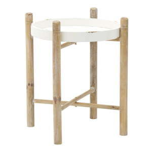 Dřevěný stolek InArt, 51 x 51 cm